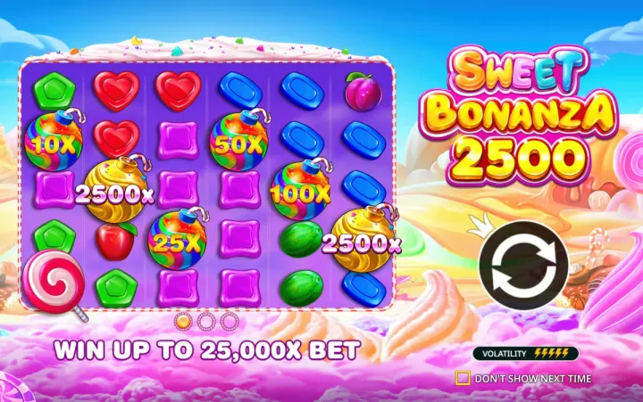 Sweet Bonanza 2500 screenshot 1
